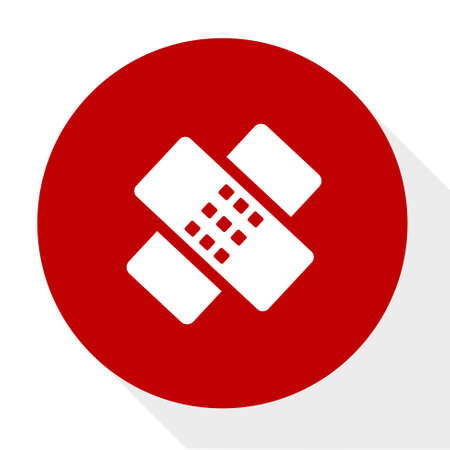 Plaster button.のイラスト素材