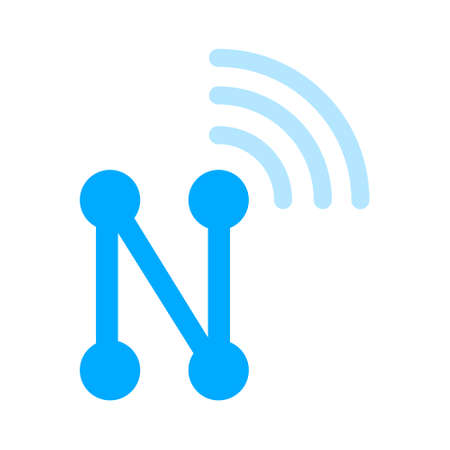 vector network icon - networking concept, global business technology, communication conceptのイラスト素材