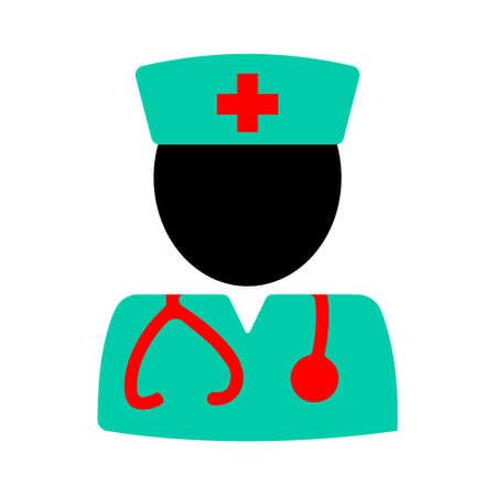 doctor assistant iconのイラスト素材
