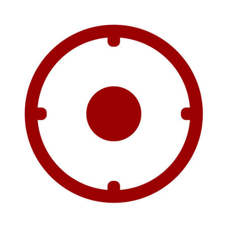 Crosshairs iconのイラスト素材