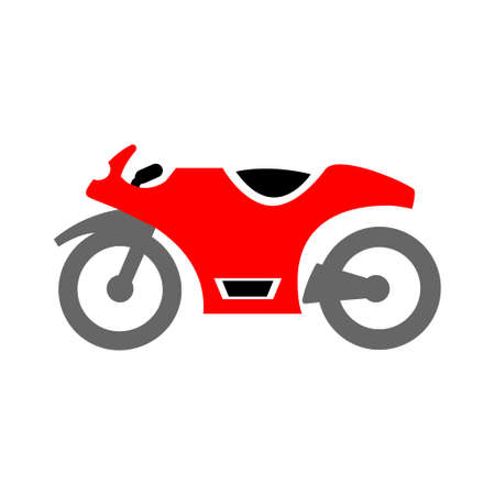 vector Motorcycle illustration - vector motorbike symbol, race bikeのイラスト素材