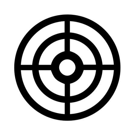 vector target aim illustration. success concept. goal symbolのイラスト素材