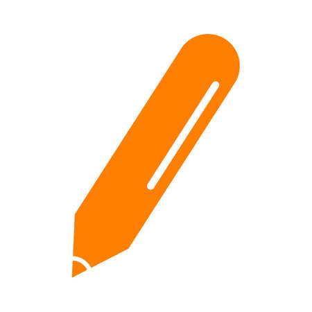 pencil icon. Logo element illustration. pencil symbol design. colored collection. pencil concept. Can be used in web and mobileのイラスト素材