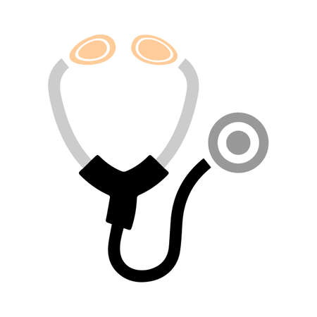 stethoscope icon. Logo element illustration. stethoscope design. colored collection. stethoscope concept. Can be used in web and mobileのイラスト素材