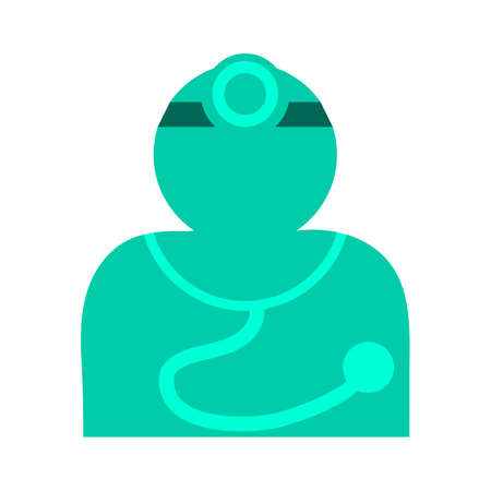 doctor icon. Logo element illustration. doctor design. colored collection. doctor concept. Can be used in web and mobileのイラスト素材