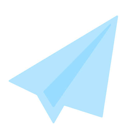 paper plane icon. Logo element illustration. paper plane symbol design. colored collection. paper plane concept. Can be used in web and mobileのイラスト素材