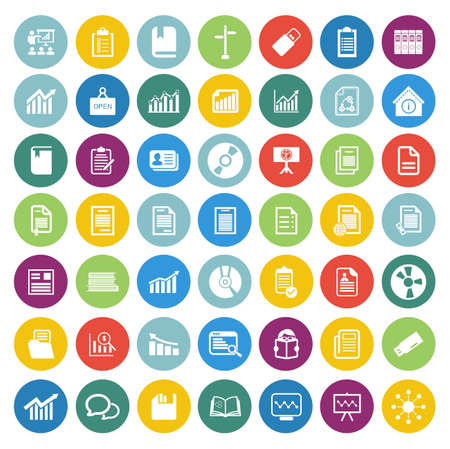 Information icons setのイラスト素材