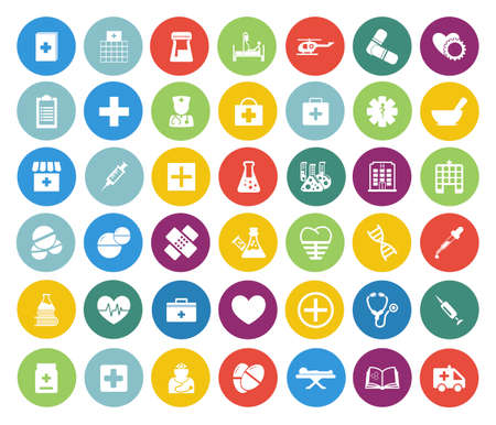 Medical icons setのイラスト素材