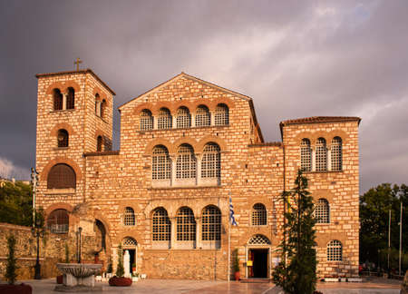 The Church of Saint Demetrius, the patron saint of Thessaloniki, Greece