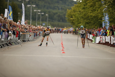 Rollerski World Championship Solleftea 2017 - Emanuele Becchisのeditorial素材