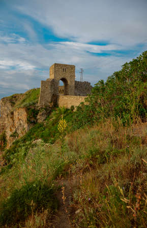 Kaliakra, Bulgaria - June 16, 2015: Magnificent landscape of Fortress Kaliakra, Cape Kaliakra, Bulgariaのeditorial素材