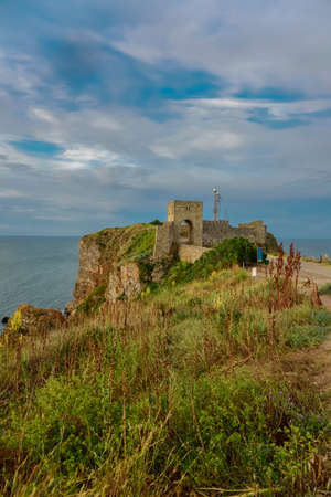 Kaliakra, Bulgaria - June 16, 2015: Magnificent landscape of Fortress Kaliakra, Cape Kaliakraのeditorial素材