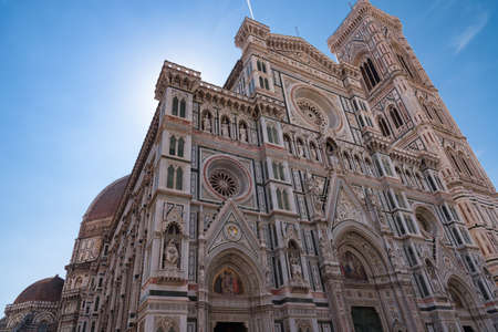 Cattedrale di Santa Maria del Fiore (Cathedral of Saint Mary of the Flower) is the main church of Florence,Tuscany, Italy. The basilica is one of Italy's largest churches, UNESCO World Heritage Siteのeditorial素材