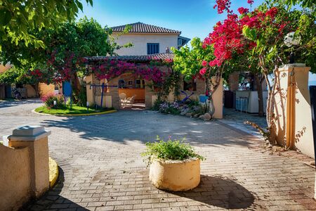 Kavos is a seaside village on the island of Corfu in Greece, in the municipal district and the municipality of Lefkimmi.の写真素材