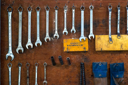A torqur wrench in the garage.の写真素材