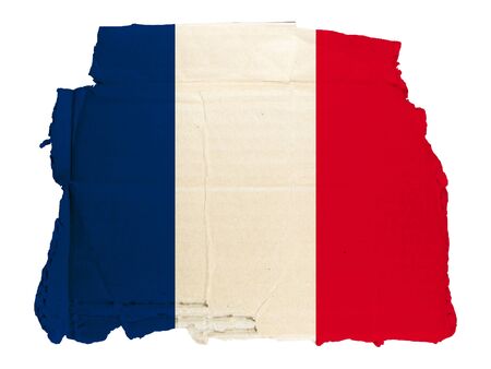 France Vintage Flag Cardboardの写真素材