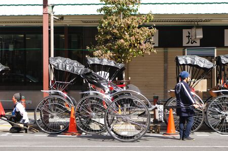 Rickshaw in tokyo