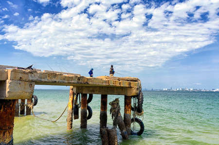 port of koh larn pattaya thailandの写真素材