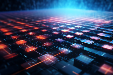 abstract futuristic technology backgroundの素材