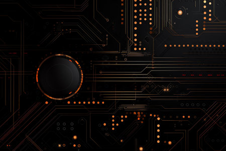 simple black technology backgroundの素材