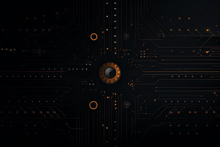 simple black technology backgroundの素材