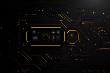 simple black technology backgroundの素材