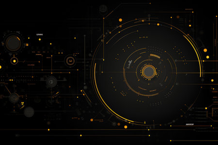 simple black technology backgroundの素材