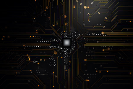 simple black technology backgroundの素材