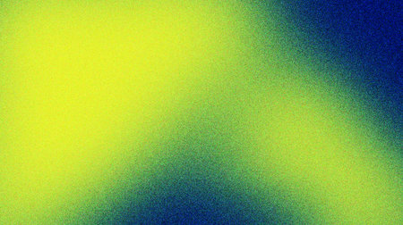 blue and yellow abstract grainy gradient background with noise texture for header poster banner backdrop designの写真素材