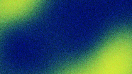 blue and yellow abstract grainy gradient background with noise texture for header poster banner...