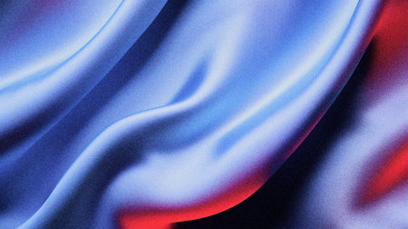 red and blue grainy abstract fluid background with noise texture for header poster banner backdrop designの写真素材