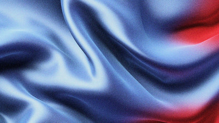red and blue grainy abstract fluid background with noise texture for header poster banner backdrop designの写真素材