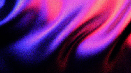 red blue purple grainy abstract gradient fabric fluid background with noise textureの写真素材