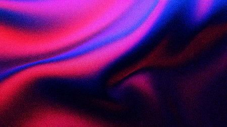 red blue purple grainy abstract gradient fabric fluid background with noise textureの写真素材