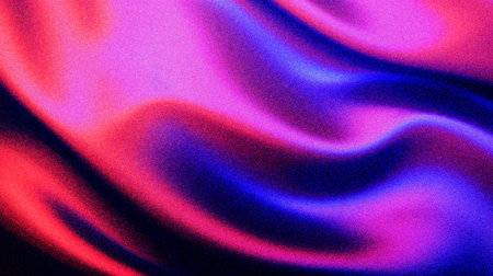 red blue purple grainy abstract gradient fabric fluid background with noise textureの写真素材