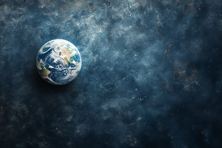 earth hour earth day background with copy spaceの素材