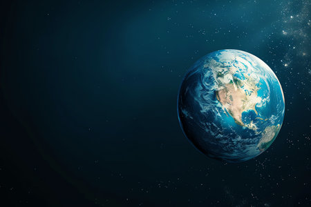 earth hour earth day background with copy spaceの素材