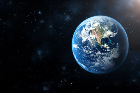 earth hour earth day background with copy spaceの素材