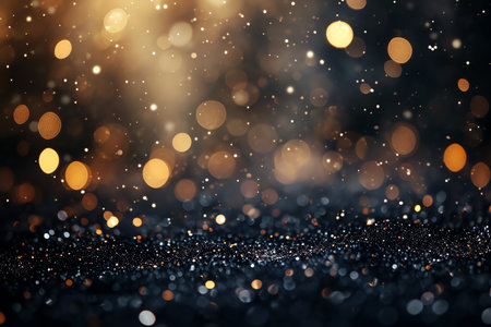 abstract sparkling lights bokeh backgroundの素材