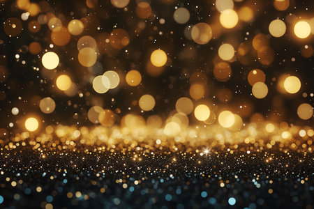 abstract sparkling lights bokeh backgroundの素材