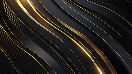 Black and Gold luxury Award Backgroundの素材