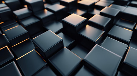 Abstract 3d modern geometric backgroundの素材