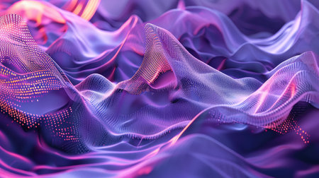 raw data flowing through the digital veins 3d abstract backgroundの素材