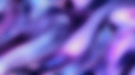 Deep indigo, Violet, Silver, gradient background with grain and noise texture