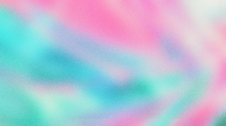 Watermelon pink, Lime green, Turquoise, gradient background with grain and noise texture