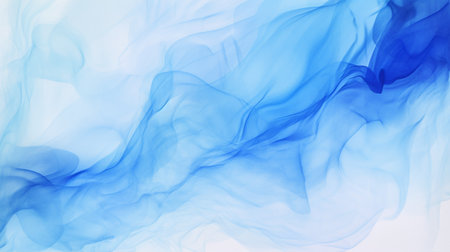 Abstract ombre watercolor background with Royal Blue, Sky Blue, Whiteの素材