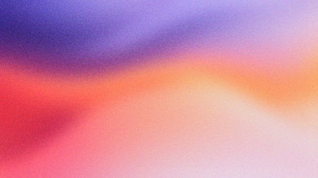 deep purples to vibrant pinks and oranges abstract grainy gradient blur background texture
