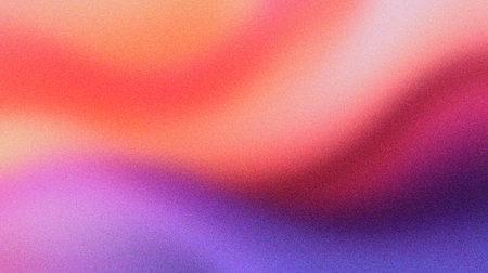 deep purples to vibrant pinks and oranges abstract grainy gradient blur background texture