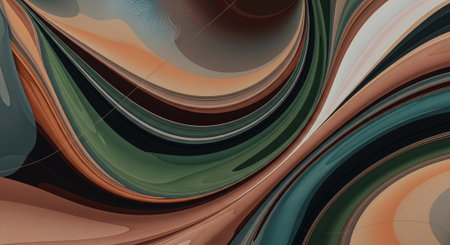 abstract fractal background a computer-generated 2D illustration, textureの素材