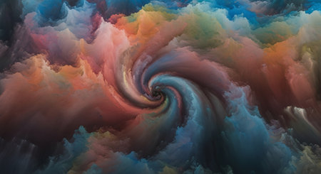 Abstract fractal. Fractal art background for creative design. Decoration for wallpaper, desktop, poster, cover booklet. Print for clothes, t-shirt. Creative illustration for designの素材